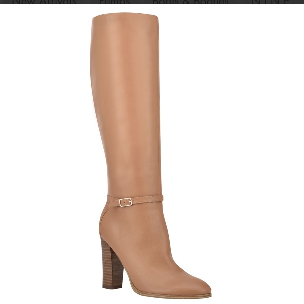 🆕 Nine West leather kimy boots​ - size 8.5